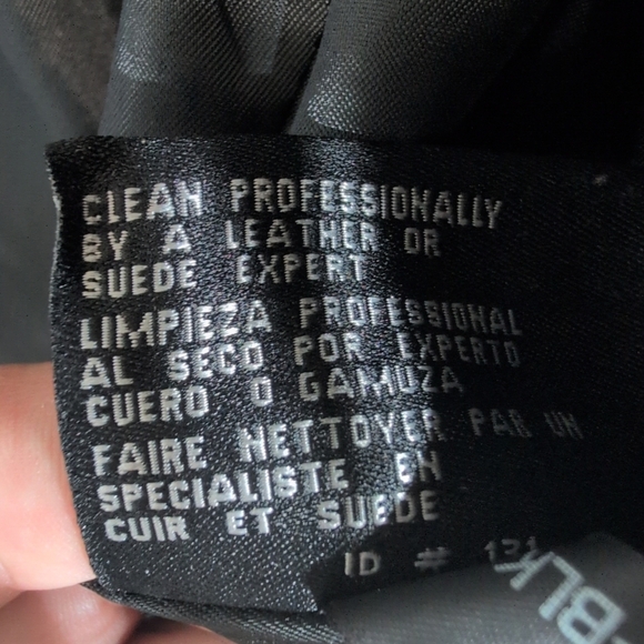 Siena Studio Black Leather Jacket Fitted Sleek Design - Picture 9 of 12